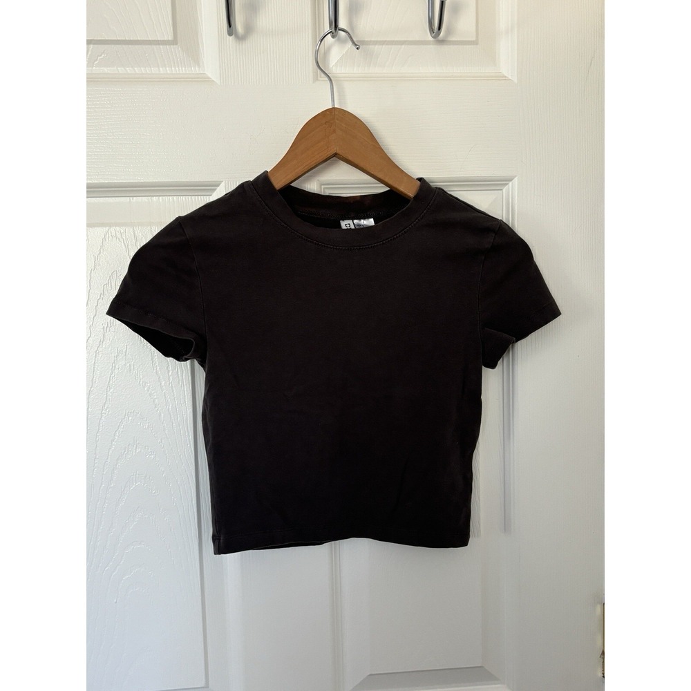 Women's Size Small Charcoal Crop Top By Divided